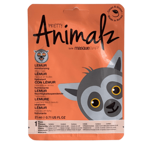 masque BAR Pretty Animalz Lemur Moisturizing Sheet Mask