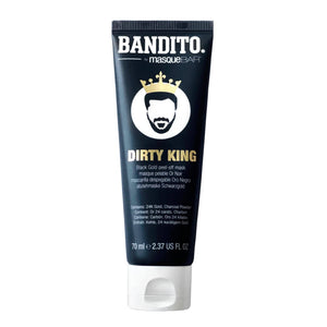 masque BAR Bandito Dirty King Pore Cleansing Black Gold Peel Off Mask for Men