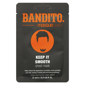 masque BAR Bandito Keep it Smooth Softening Sheet Mask