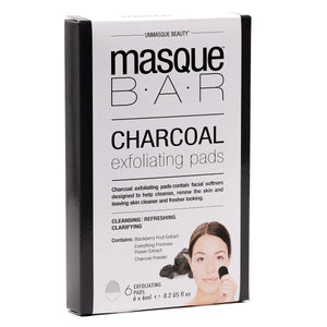 masque BAR Exfoliating and Cleansing Charcoal Pads (6 Pads/Box)