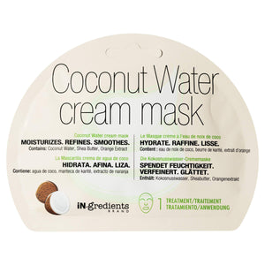 masque BAR IN.gredients Oil Control Coconut Water Cream Mask