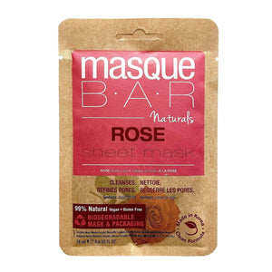 masque BAR Naturals Cleansing Rose Face Sheet Mask