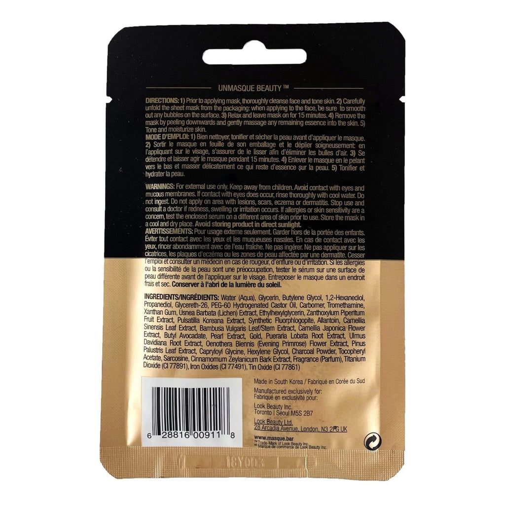 24K Black Gold Detoxifying Sheet Mask