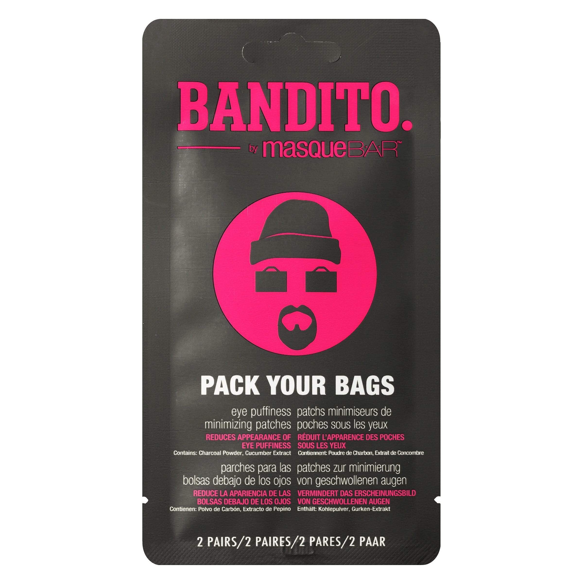 Bandito Pack Your Bags Eye Bag Patches for Men